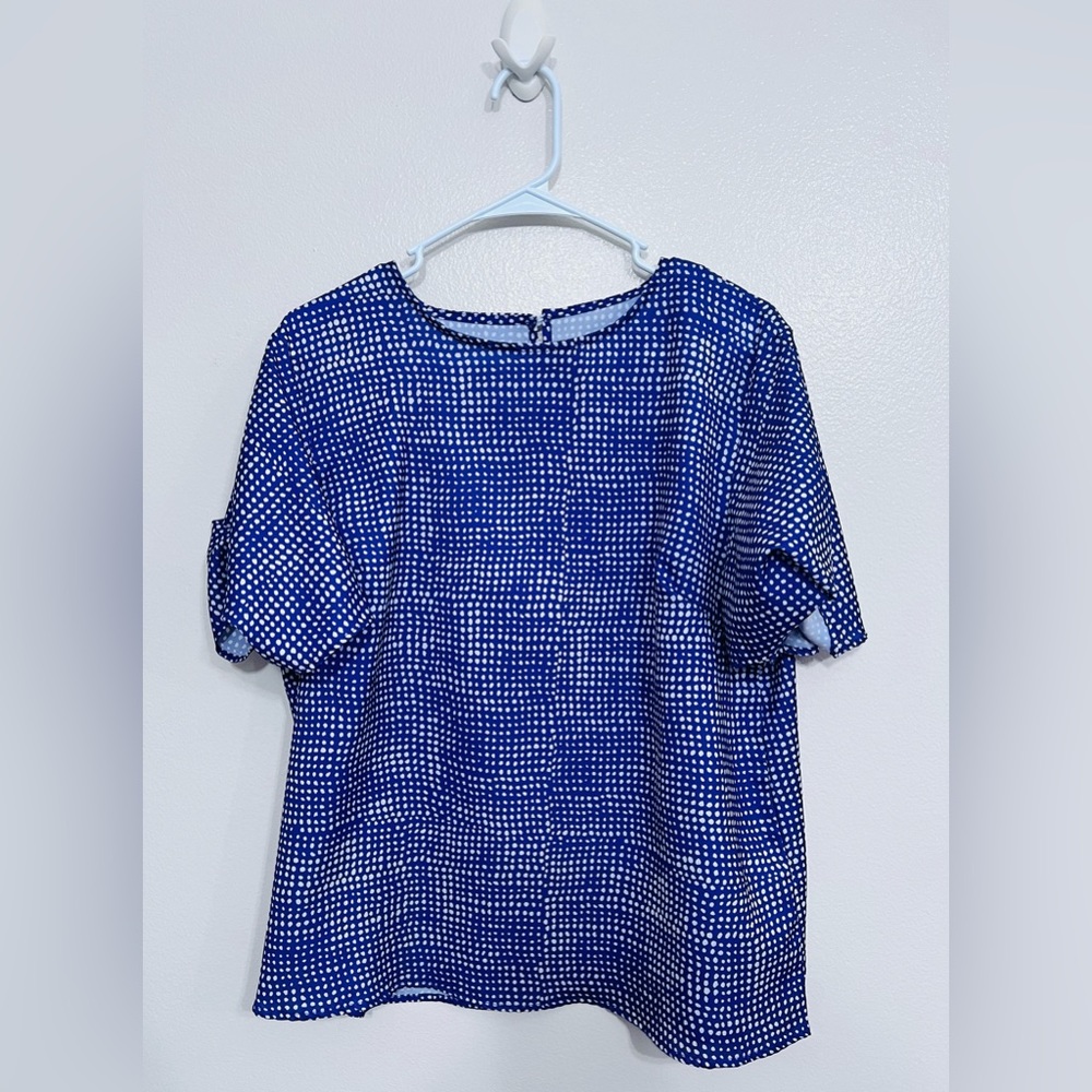 Purple puff sleeved blouse-office wear